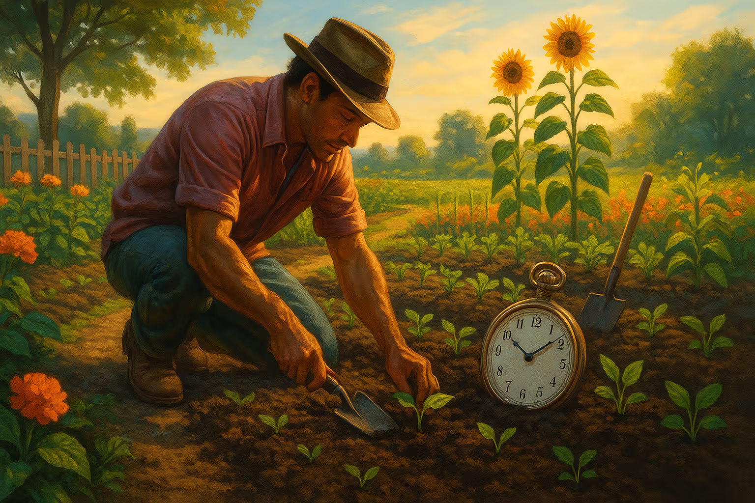 The Garden of Hours: Cultivating Time Like Soil, Seeds, and Seasons